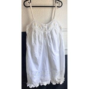 Gilligan & O'Malley Nightgown white cotton